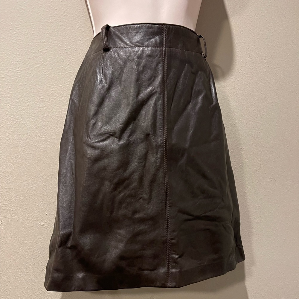 Vintage Burberry A-line Skirt 4